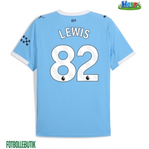 Manchester City Rico Lewis #82 Hemmatröja 2025-26 Kortärmad